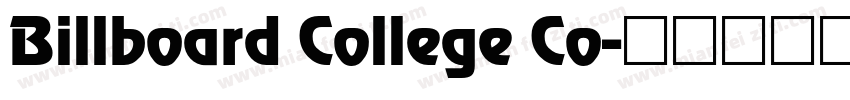 Billboard College Co字体转换